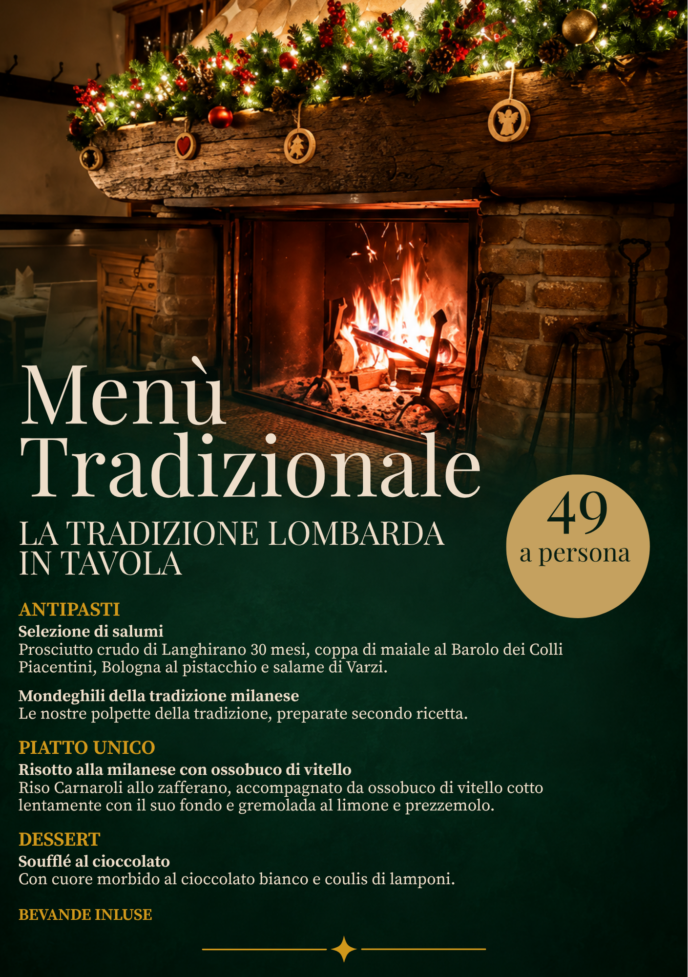 Menù della Tradizione di Natale 2026